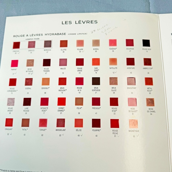 CHANEL VINTAGE CATALOGUE, 2000 MAKEUP, CREATION MAQUILLAGE PRINTEMPS 2000 CHANEL - Picture 6 of 16